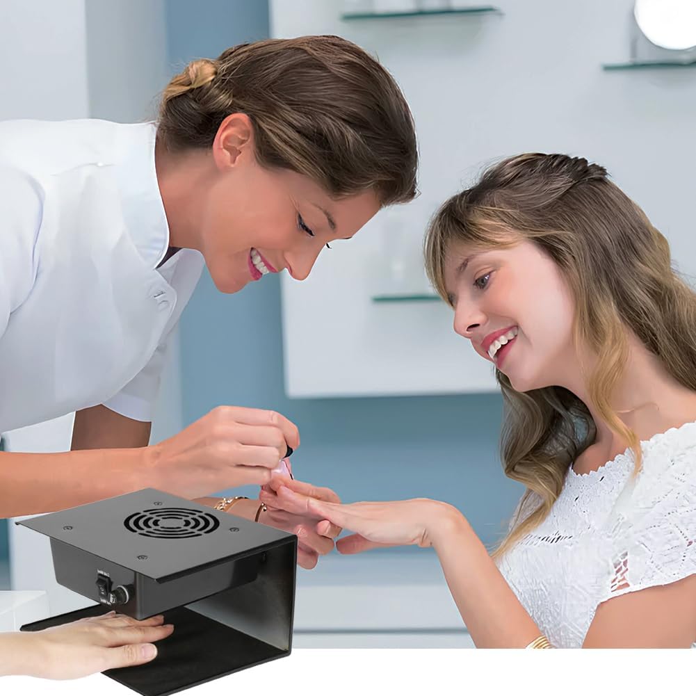 Professional Nail Dryer, 300W Nail Dryer For Regular Polish With Fan, Nail Dryer Fan for Hands Feet Hot Cold Wind Professional Salon Nail Air Fan Blower Manicure Tool for Drying Art Gel