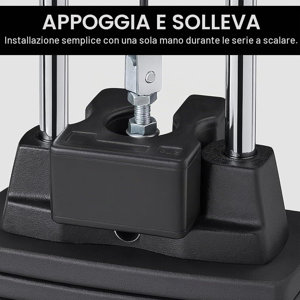Body-Solid Tools Adattatore per dischi da 5 lb / 2,27 kg