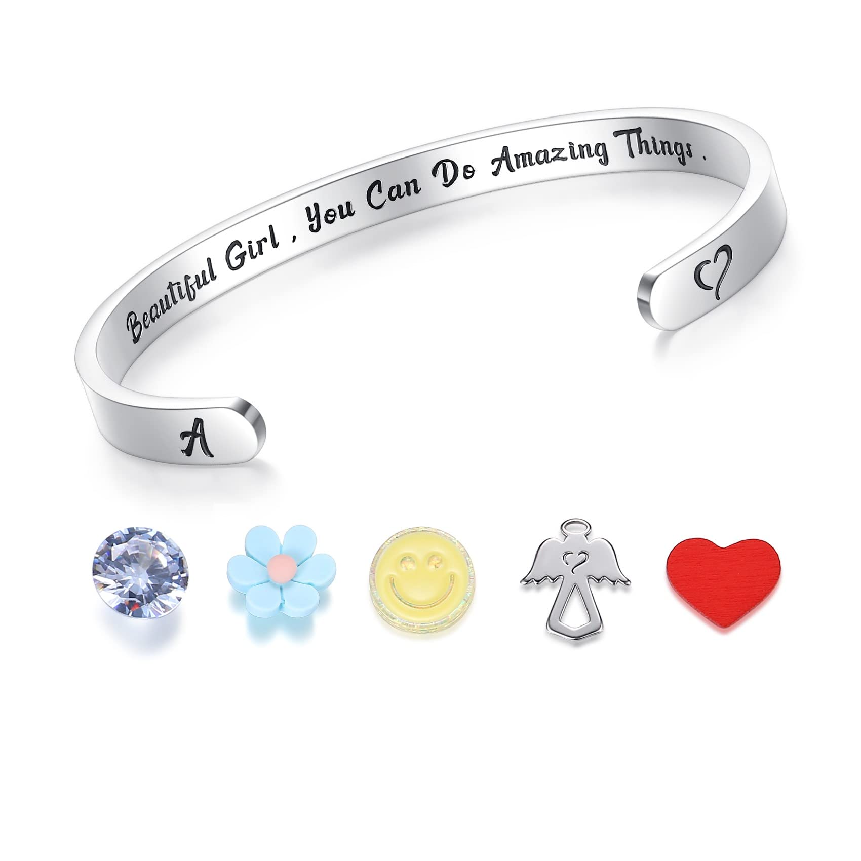 SAM &amp; LORI Personal Bracelets for Teen Girls/Women - Meaningful Jewelry Gifts (Various Designs) for Best Friend/Daughter/Granddaughter/Niece/Sister/Mom/Aunt