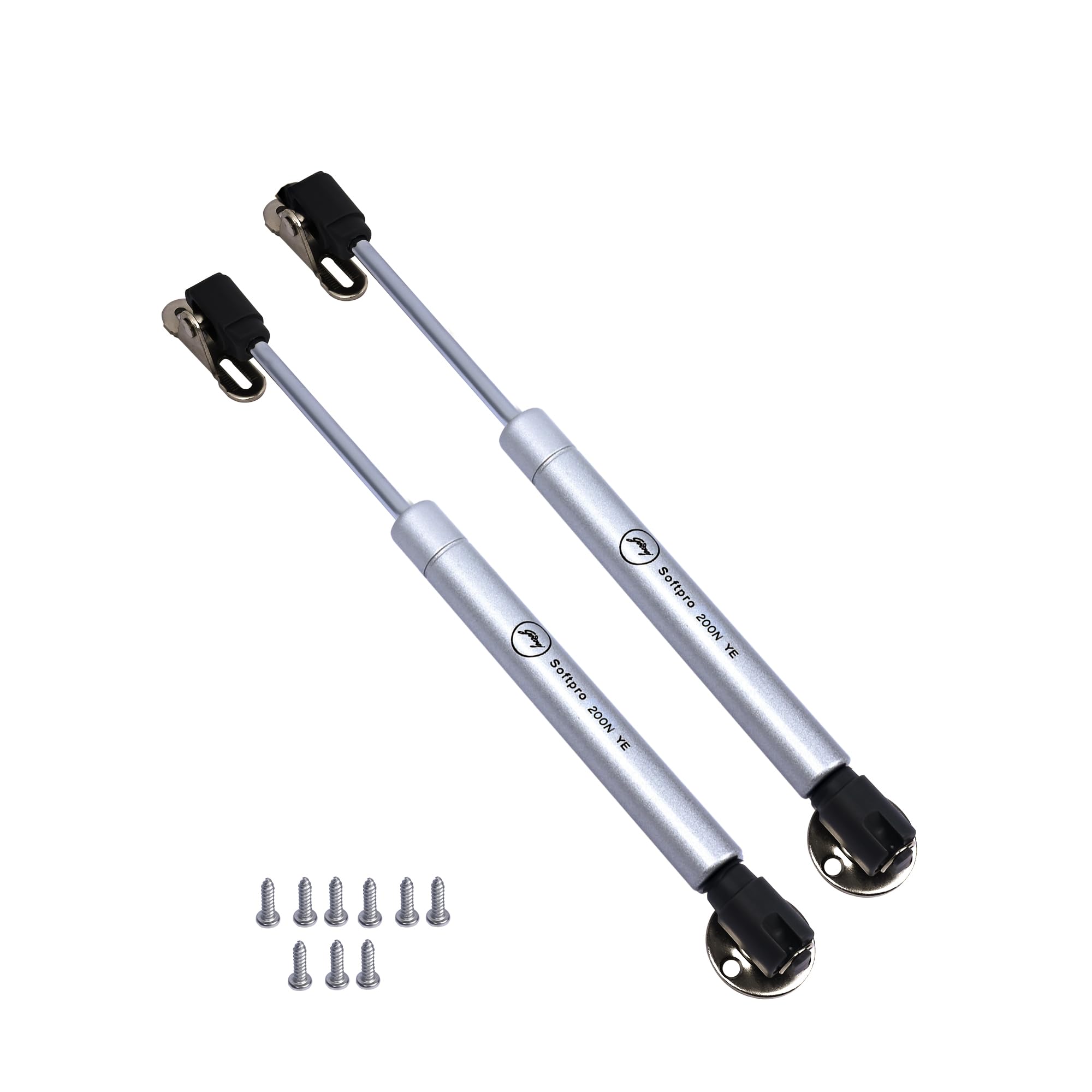 Godrej Kitchen Fittings | Regular Hydraulic Gas Spring | 200N | for Kitchen Cabinets | High-Strength Steel with Chrome Plating | Multi-Angle Install | Hands-Free Door Support | Metal Clips (1 Pair)-image-18