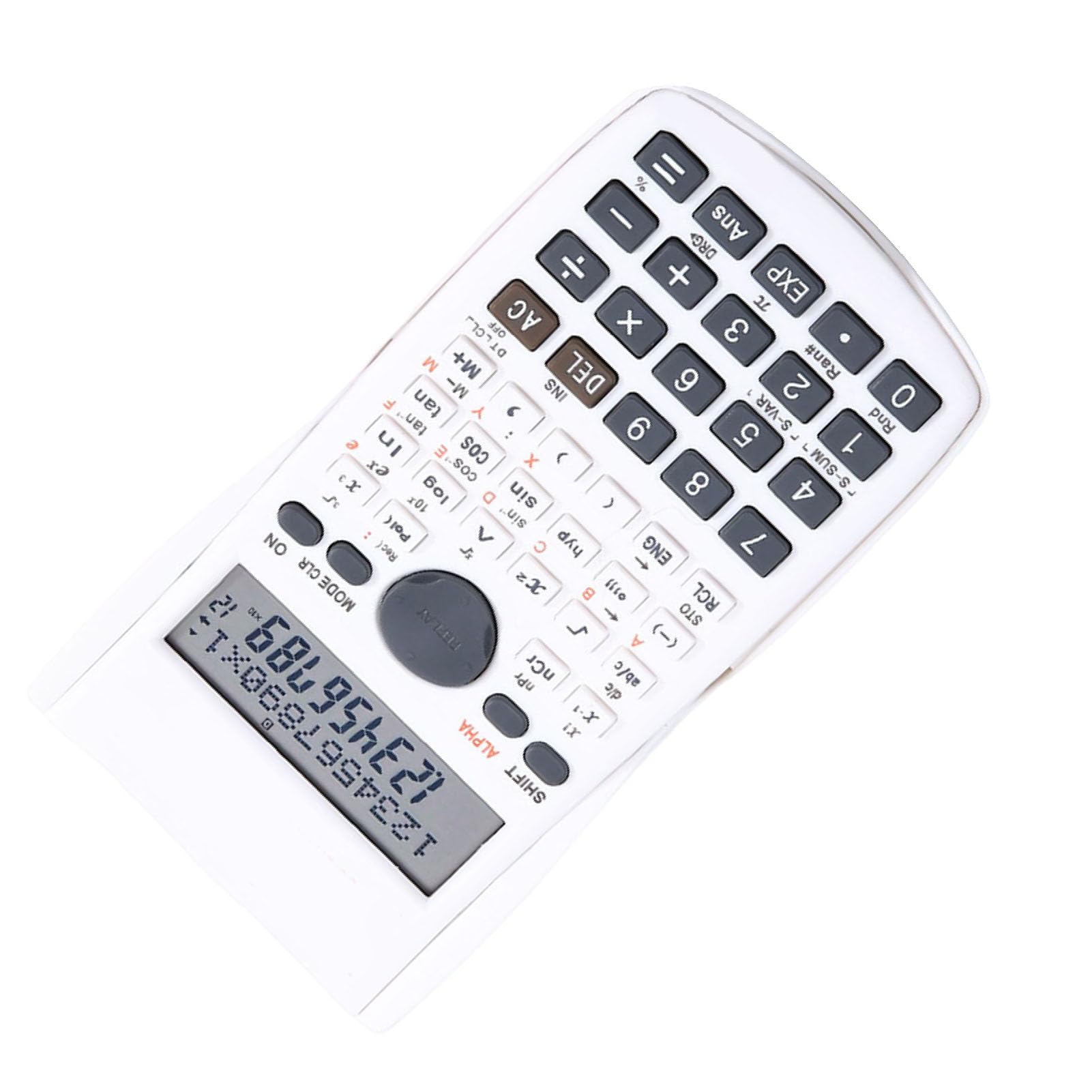 KIMISS Calculadora Científica Multifuncional: Pantalla Grande de 12 Dígitos, 240 Funciones con Tapa Dura Deslizante para Escuelas, Oficinas y Uso Doméstico (#11)