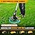 HEINPRO Cordless String Trimmer Compatible with Dewalt 20V MAX Battery, 12-Inch Weed Wacker Cordless Auto Line Feed,Electric Weed Eater Battery Powered Grass Trimmer w/6 Line Spools(Tool Only)