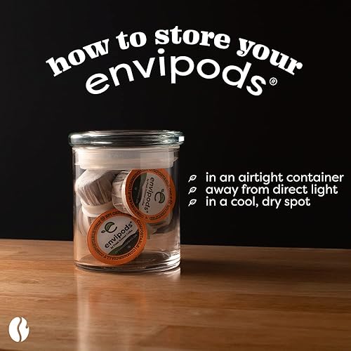 Miniatura 6 de Envidpods con sabor a pastel de cumpleaños tostado medio Kosher 12 unidades café tostado fresco compatible con cafeteras de 10 y 20 K Cup