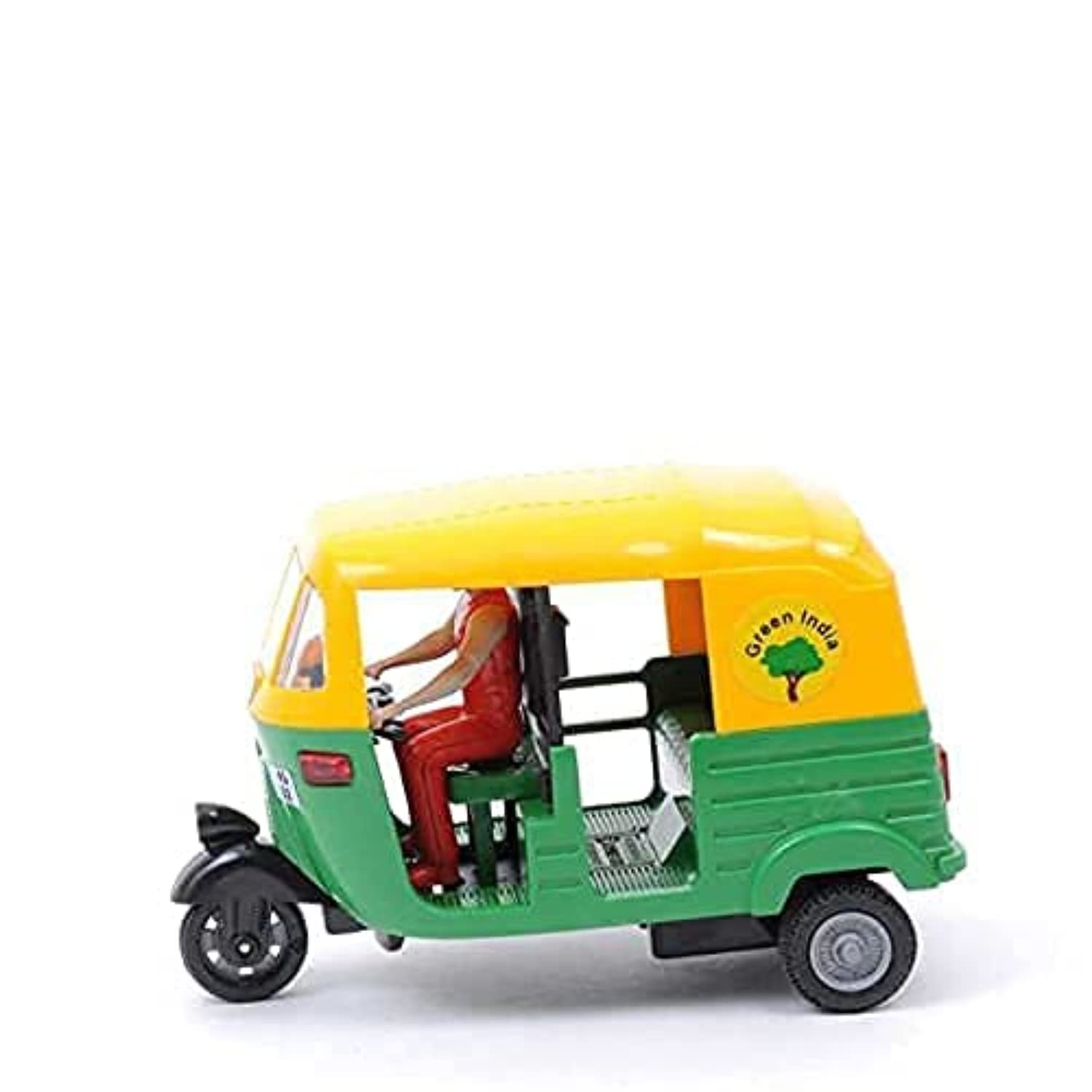 Apna Pull Back Taxi Auto Rickshaw, Multicolor - Baby