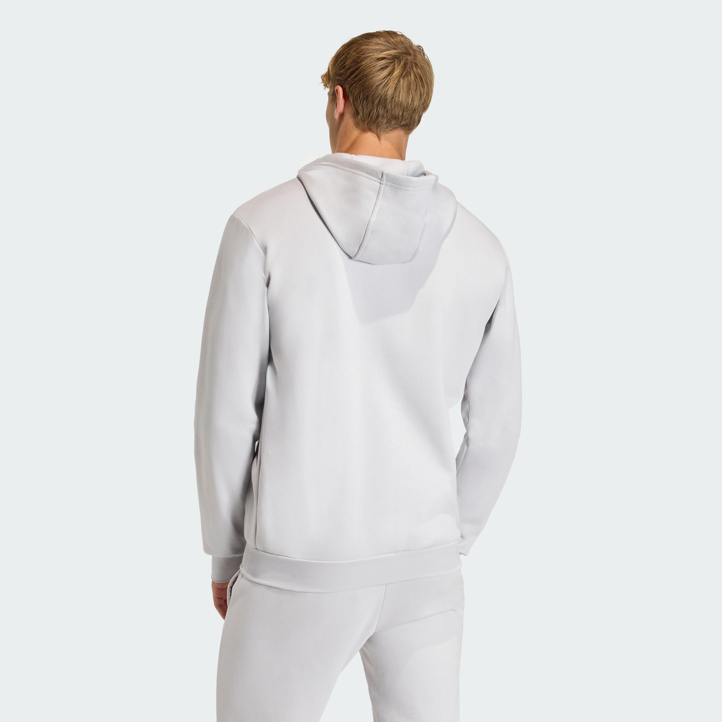 adidas Mezczyzni Entrada26 Full Zip Hoodie Sweatshirt, team light grey/white, XL