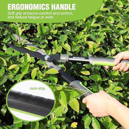 Tijeras para setos de jardín WORKPRO 23 pulgadas miniatura 6