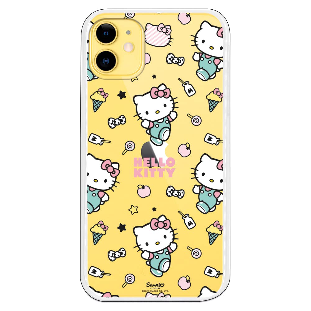 Personalaizer iPhone 11 Case - Hello Kitty Pattern Stickers