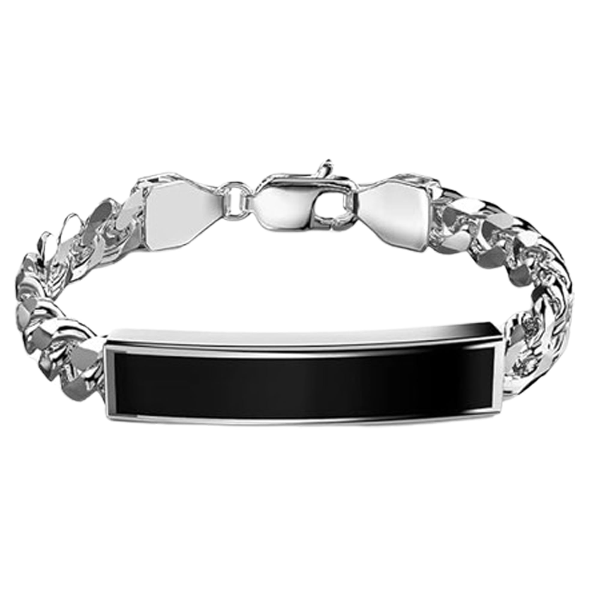 Silver Bracelet For Men Stainless Steel Chain Silver Bracelet For Men Boys Love Gifts Mens Jewellery