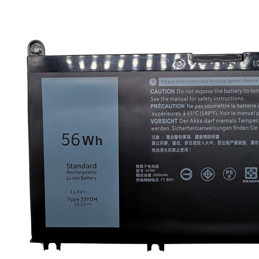 DELL 33YDH バッテリー　新品 Amazon.com: DELL 33YDH Laptop Battery for Dell Inspiron 15