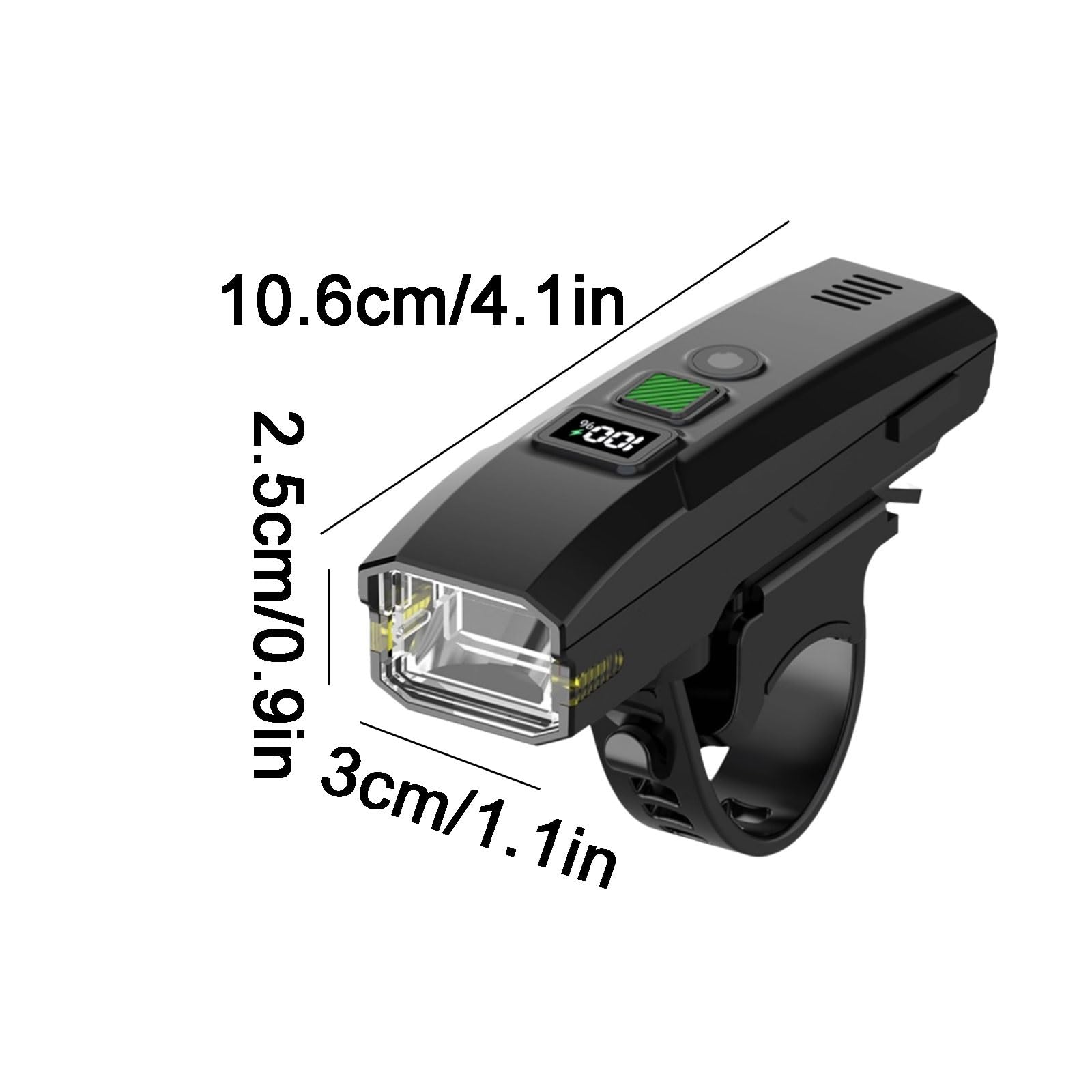 Sonnette de vélo en Plastique, klaxon de vélo de Route et de Montagne, Phare Rechargeable, adapté aux équipements de Cyclisme