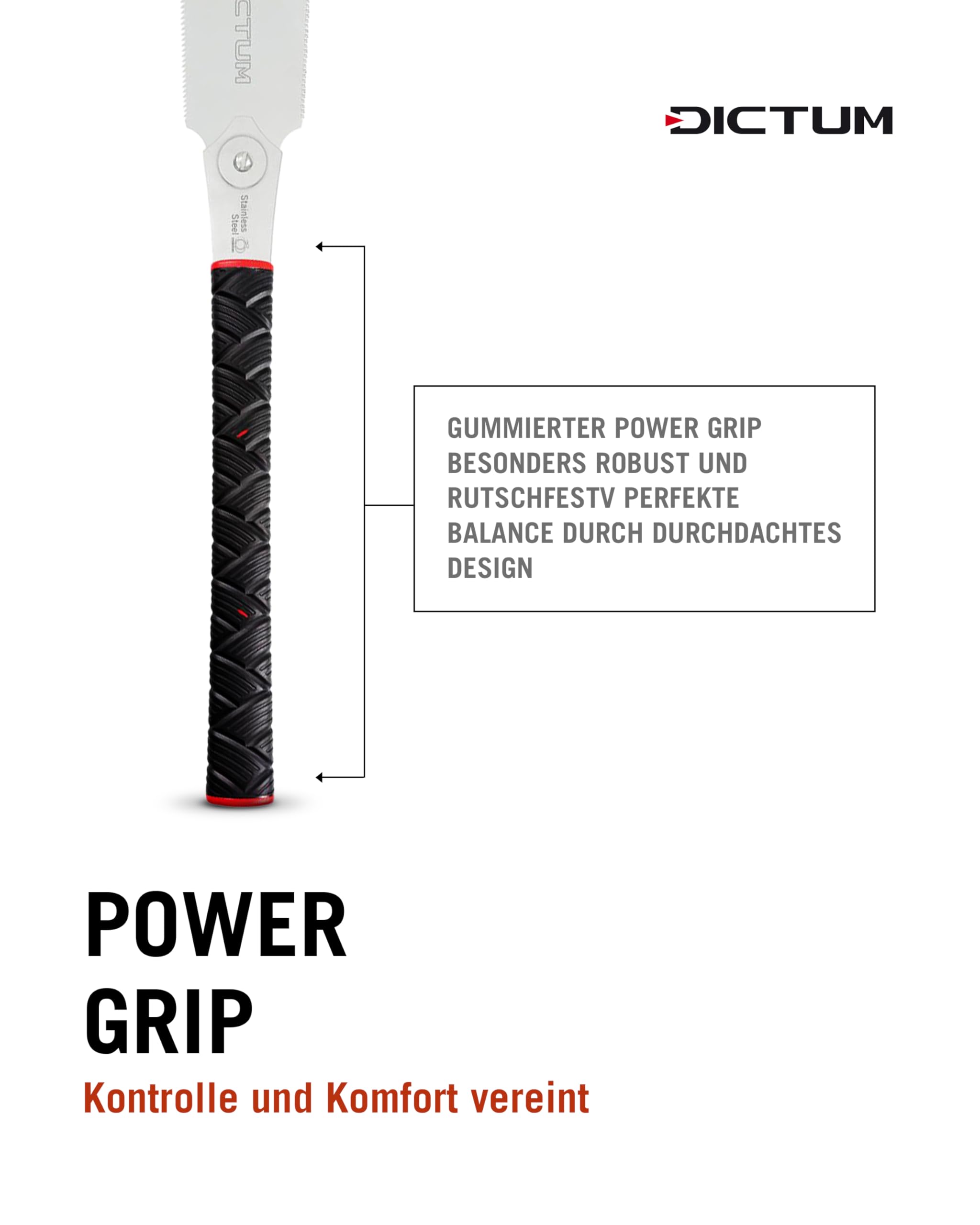 DICTUM® Ryoba Seiun 270, Power Grip