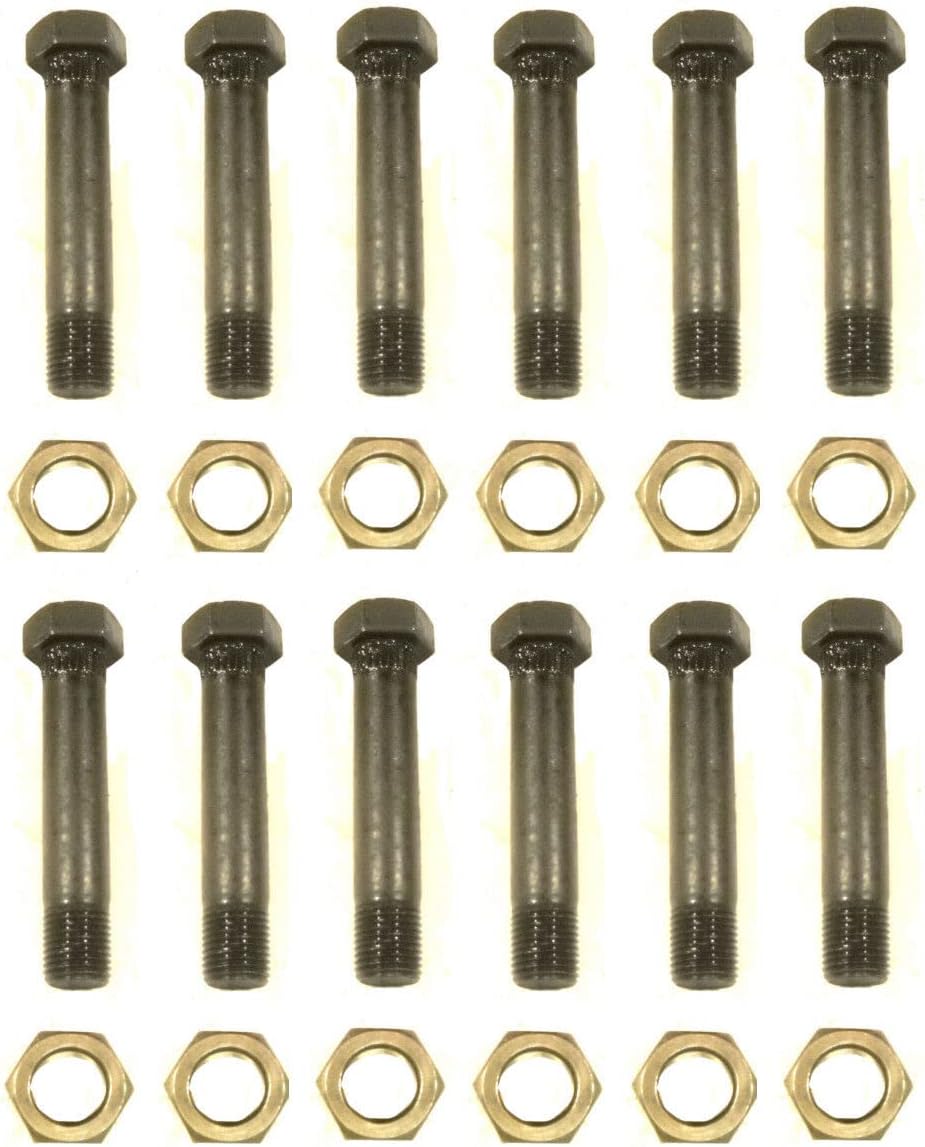 Replacement for Kit of 12 3.5" Standard Shackle Bolts w