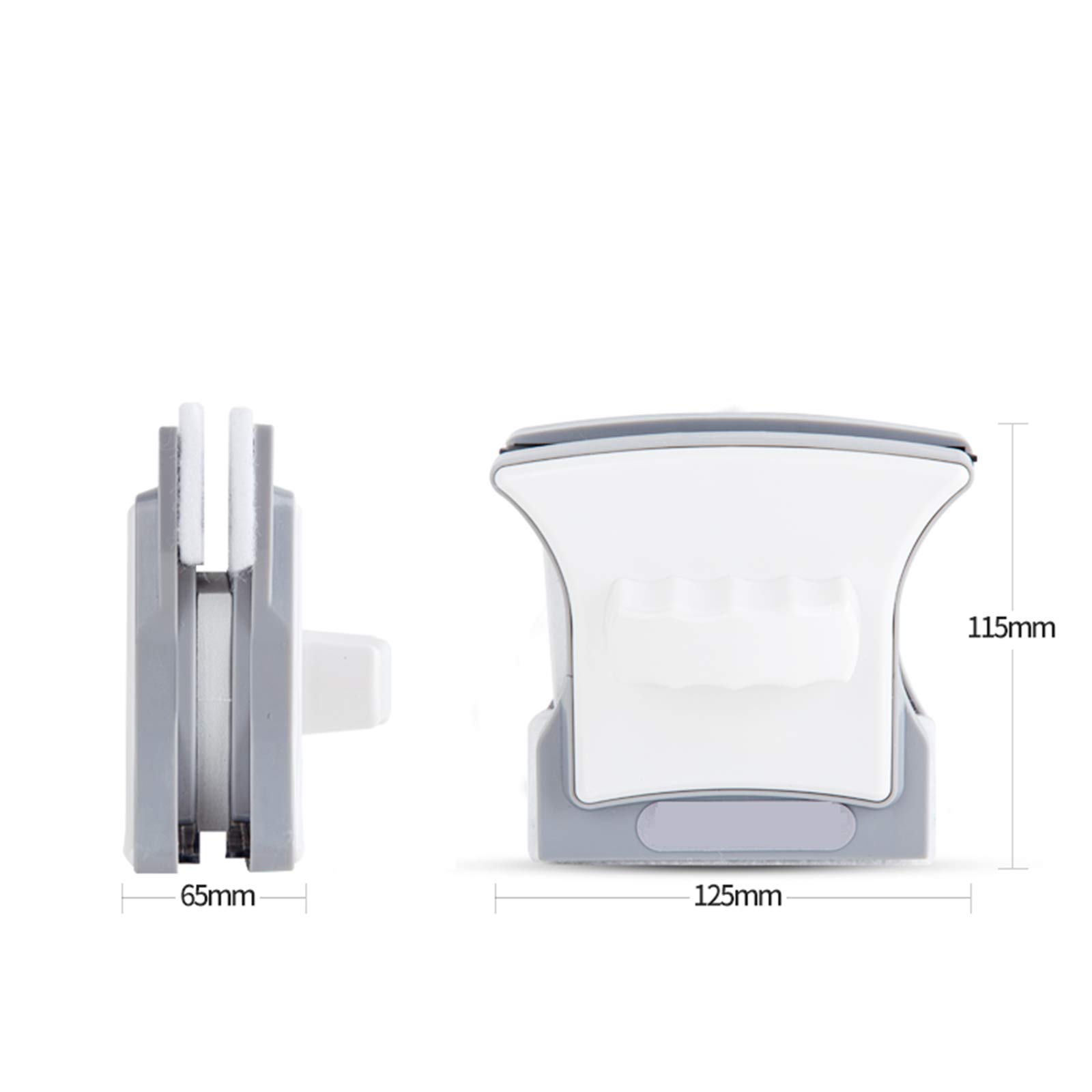 Limpiador de Ventana Magnético con Cuerda Anti-caída, Anti-pellizco, Limpiador de Cristales de Limpiaparabrisas para Ventanas de Acristalamiento de 16-30mm de Grosor