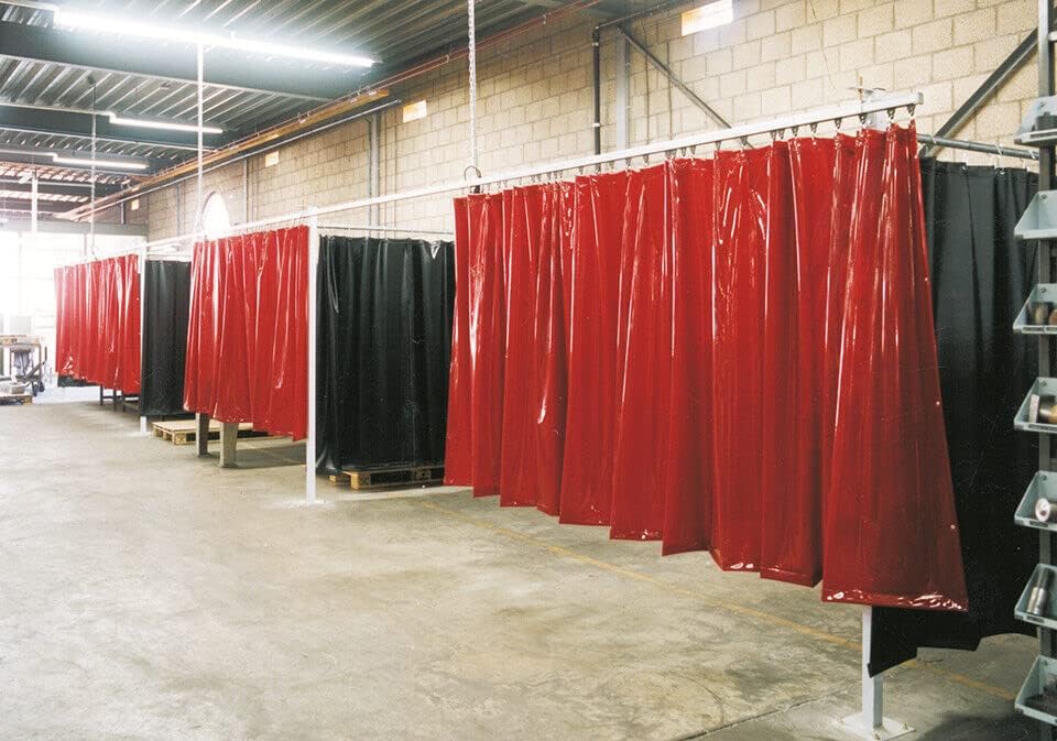 Heavy Duty Industrial Commercial PVC Vinyl Welding Curtain Walls NEW (6x8ft.)