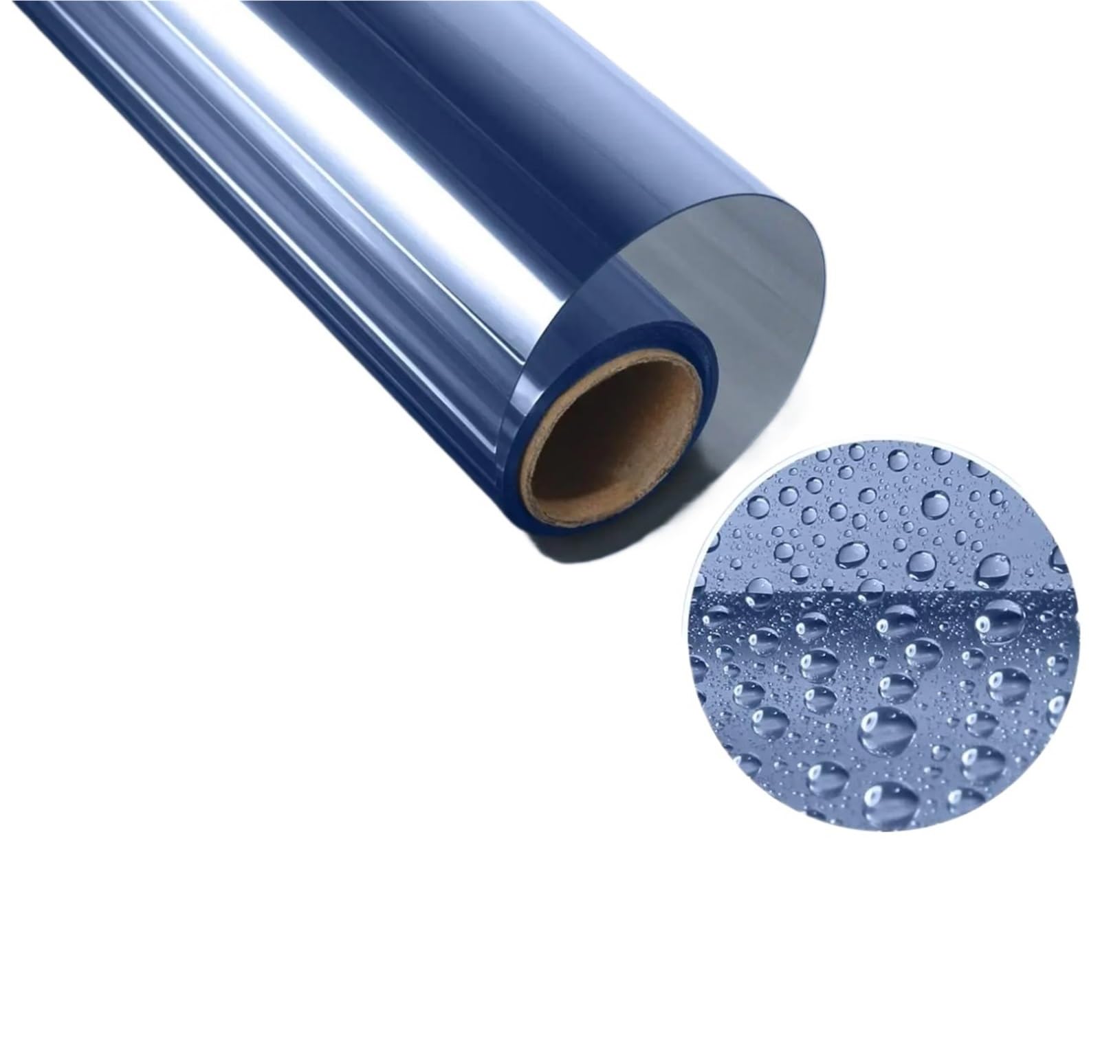 Reflective Window Film 2/3/5 Meter One-way Mirror Window Film Glass Self-adhesive Reflective Solar Film Privacy Heat Control Window Tint For Home(Blue,50x100 cm)