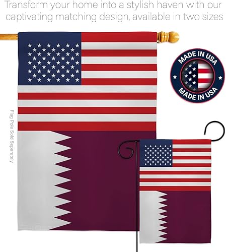 Miniatura 4 de Bandera de la Amistad de la Copa Mundial de Qatar, Estados Unidos, decoración del hogar, arte de pared de habitación, patio, porche, césped, jardín,