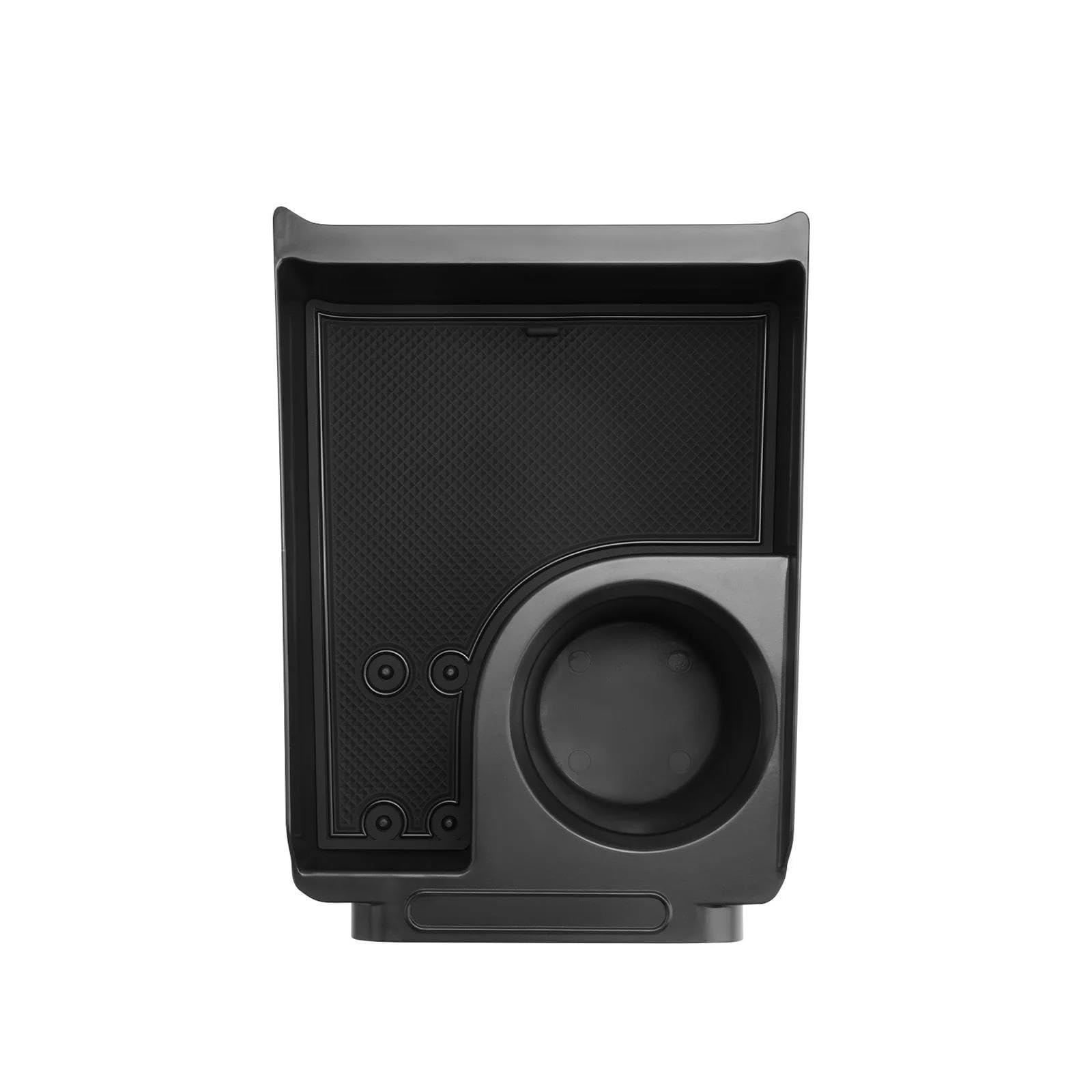 HIMIUSIKTC Armrest Organiser Tray For Dacia Spring Electric EV 2025-2027 Car Armrest Storage Box Auto Interior Accessories (Black)