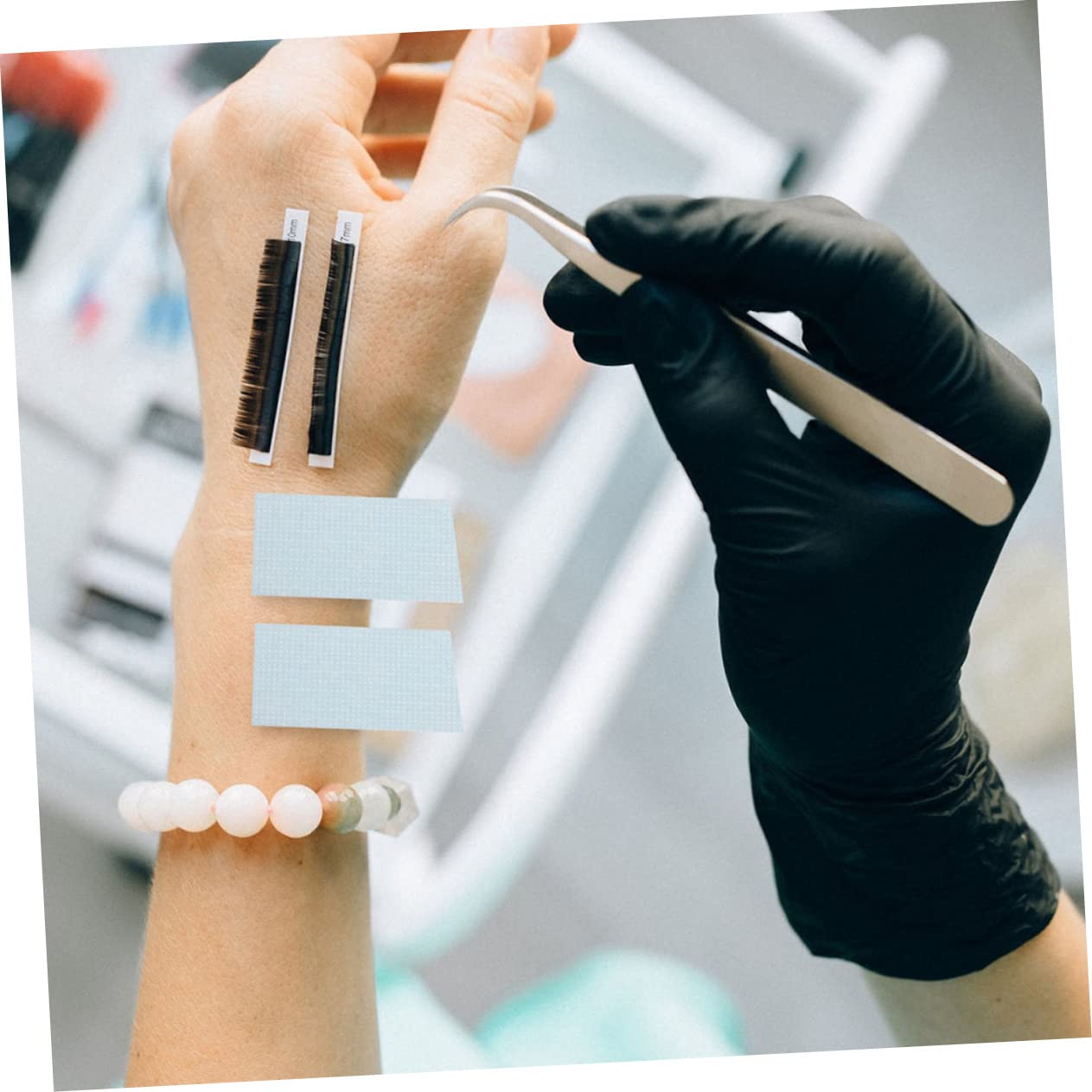 SOESFOUFU Gel Extension Kit Lash Tapes Adhesive Lash Tapes for Eyelash Extensions Skin-Friendly Easy Peel