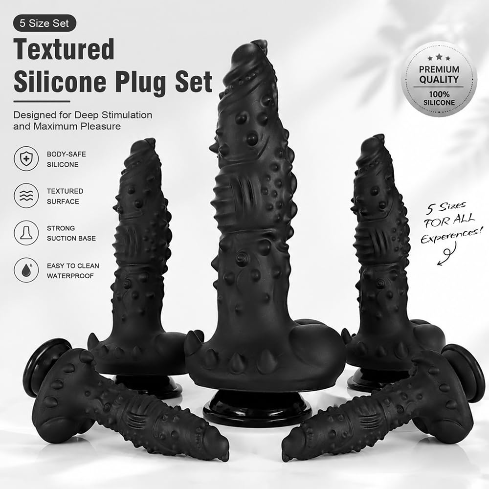 Realistisch Alien Penis Anal Dildo XXL Silikon Analdildo Fantasy Monster Analplug Dildo mit Saugnapf G Punkt Prostata Stimulation Anus Dilator Erotik Sexspielzeug für Frauen Männer Analspiele (XXL)