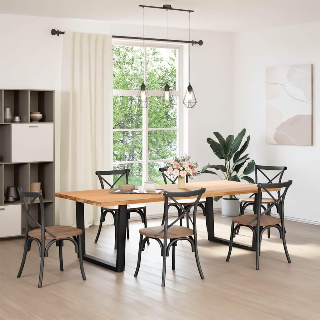 Modernas patas de mesa de centro con superficie recubierta de polvo, 2 patas de mesa de centro en forma de V de acero en negro con nivelación de pie ajustable para suelos irregulares, estables