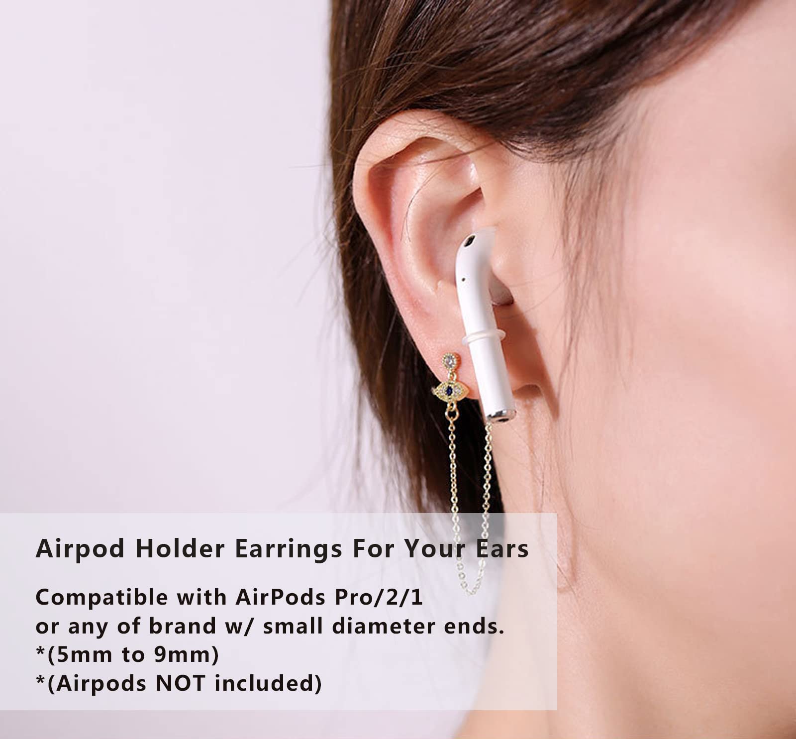 ピアス AirPods Pro Amazon | NILSTOREY 紛失防止イヤリング AirPodsホルダーイヤリング 耳