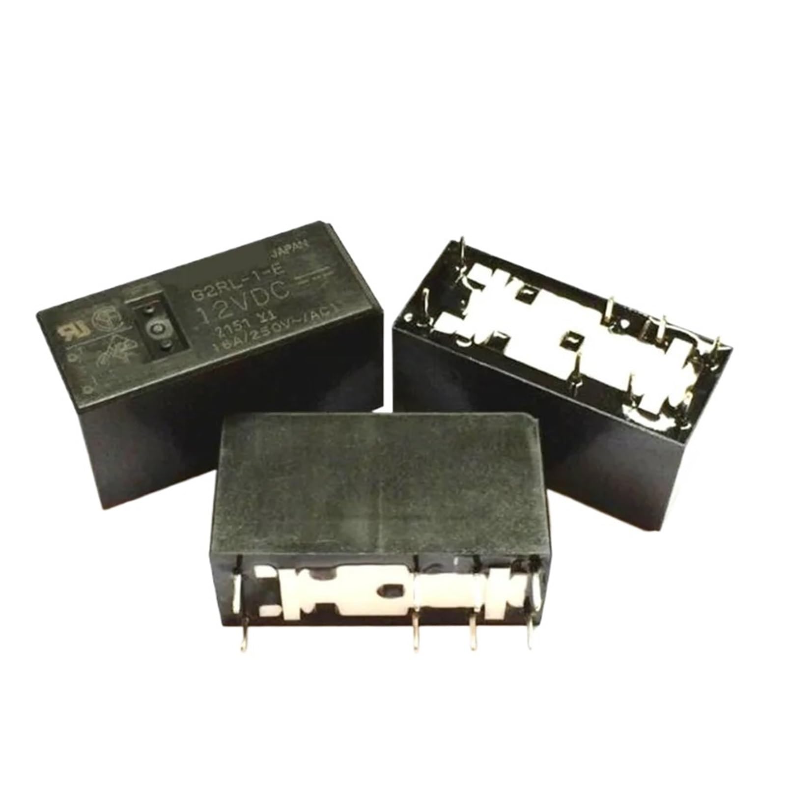 AARTERZZA 5pcs 12V Relay G2RL-1-E-12VDC G2RL-1-E 12VDC G2RL1E 12VDC 12V DC12V 16A 250V DIP8