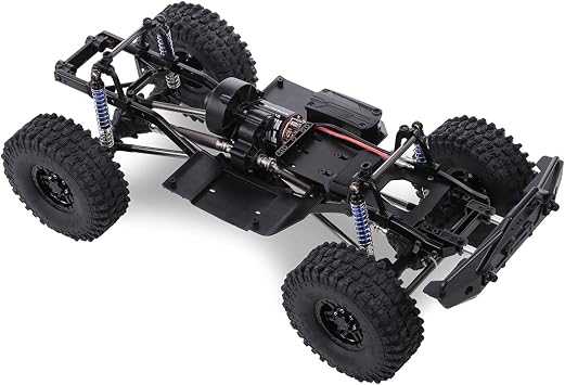 Go Kart Frame Kit, 313mm Wheelbase Chassis Front Bumper Go Kart Frame Go Kart Frames RC Car Frame RC Car Parts with Tires