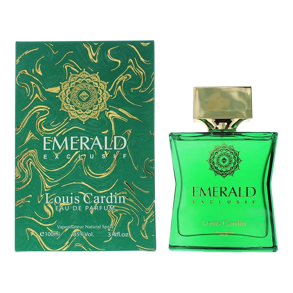 Louis Cardin Unisex Green Emerald Exclusif Eau De Parfum Spray In 100Ml