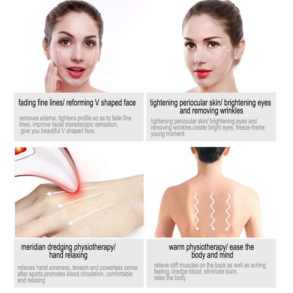 SVIVI Electric Gua Sha Machine V masajeador facial con carga USB (dos modos + 5 posiciones)