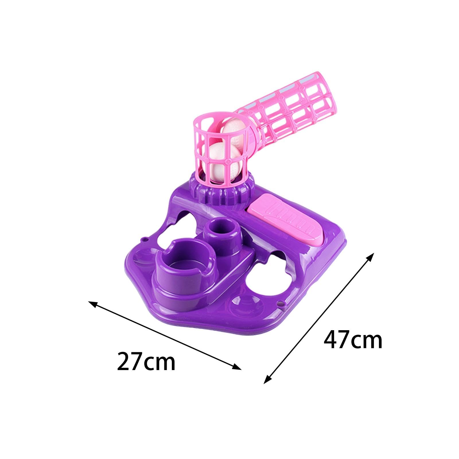 Máquina de Lanzamiento de Béisbol Infantil Máquina de Bateo Equipo de Entrenamiento con Alimentador Automático Y Pedal Material PP a