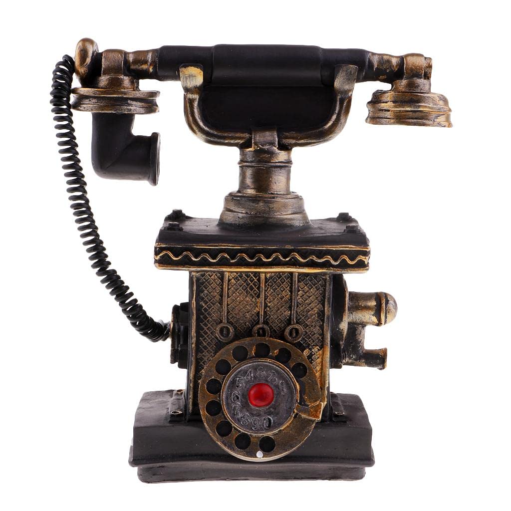 ATORSE Vintage Antique Rotary Telephone Corded Retro Phone Home Decoration 7111-31Collectibles|Radio Phonograph TV Phone|Telephones|Pre-1940