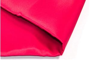 Silky Red Charmeuse - Versatile Fabric for Your Creative Endeavors