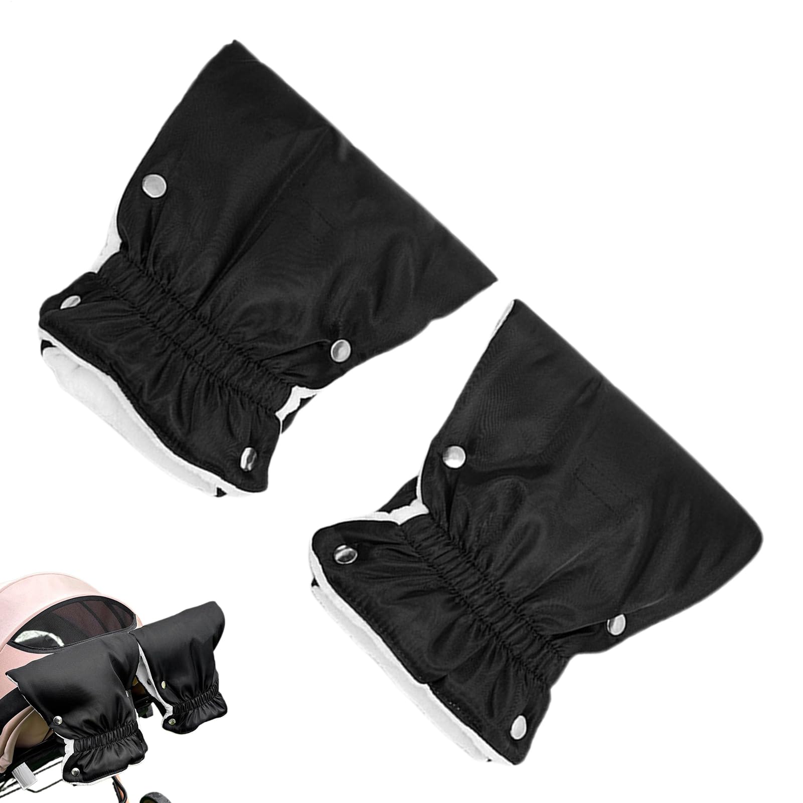 Manguitos Para Cochecito Accesorio Antideslizante Ajustable | guantes de invierno para cochecito manoplas impermeables Para Padres Viajes Diarios Al Aire Libre Paseos Parque Compras