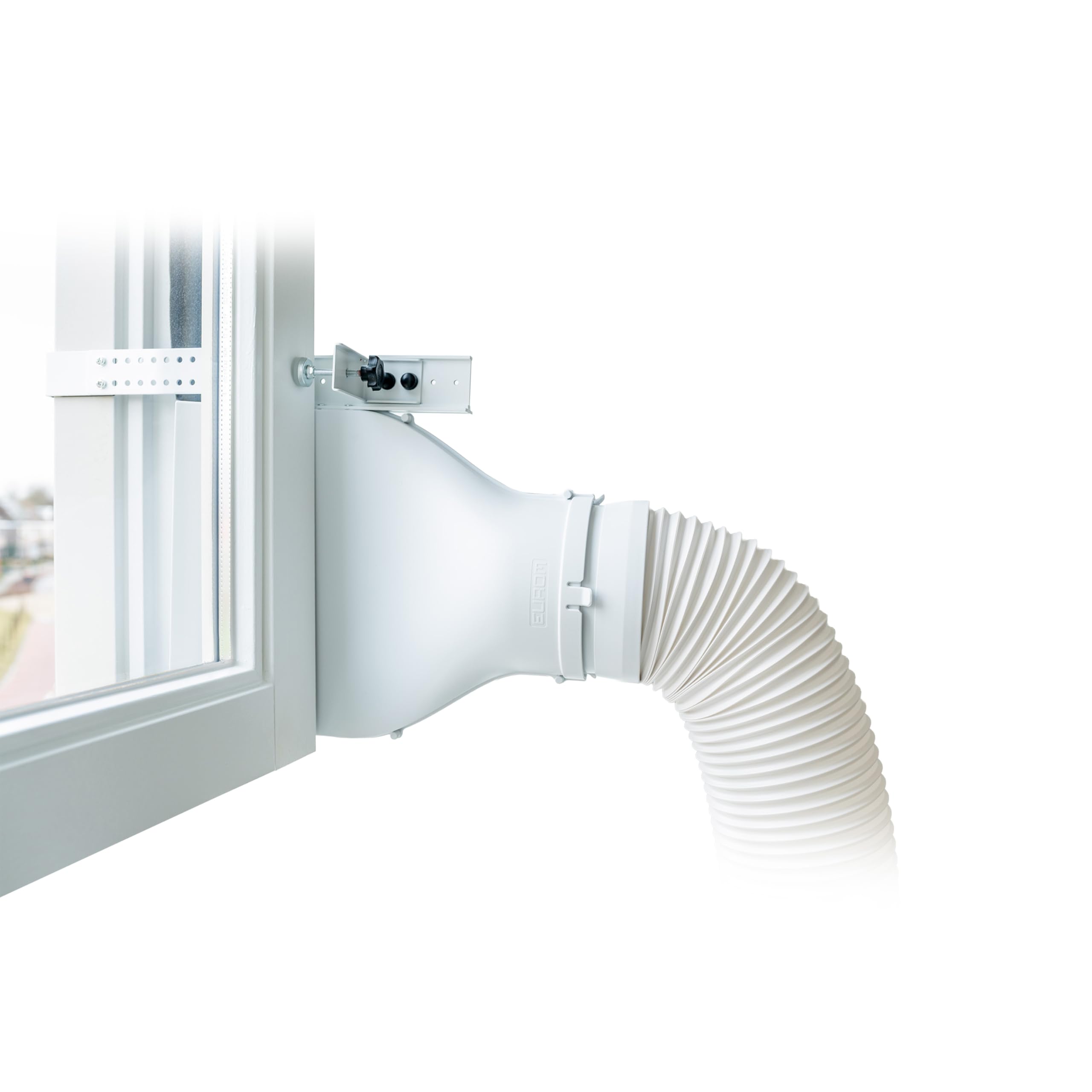 Eurom Window Way Out - Joint de fenêtre pour climatiseurs mobiles - Adaptateur d'accessoires pour votre climatiseur mobile - Hot Air Stop - Ajustement universel - Installation rapide (blanc 2.0)