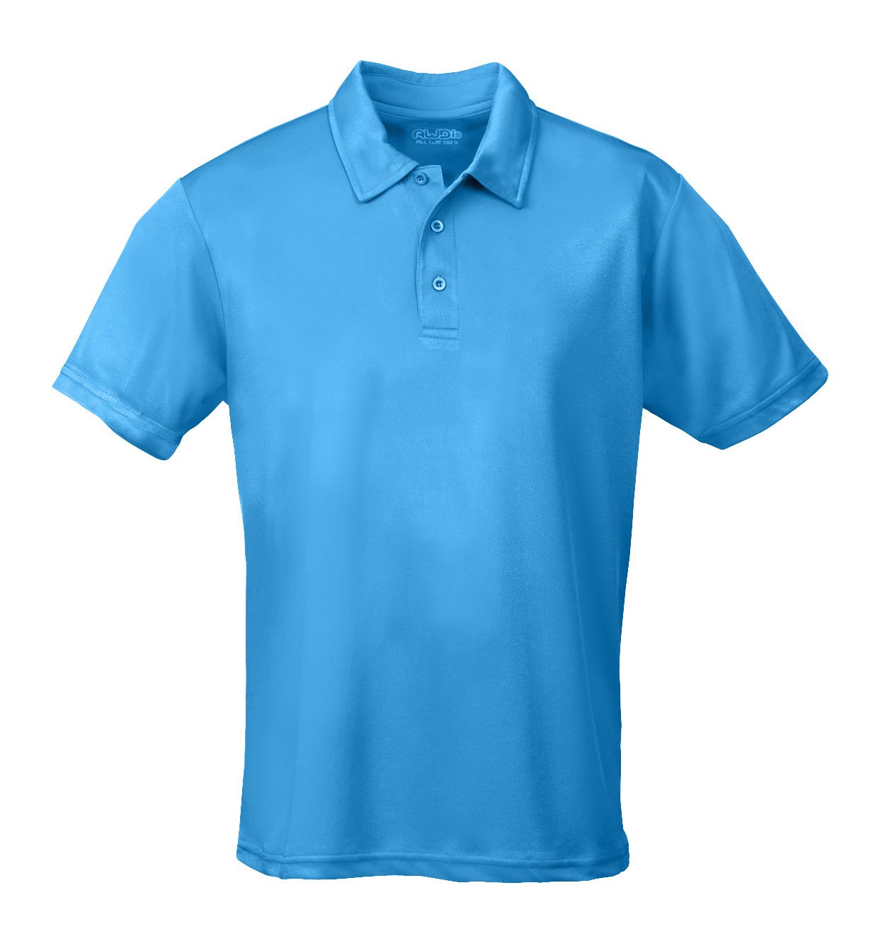 just cool, breathable polo-shirt, saphire blue, xx large