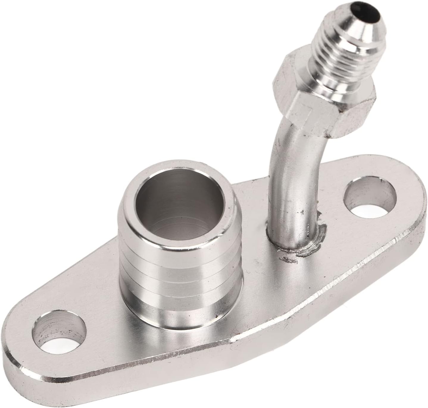 Turbo Oil Feed Drain Fitting Kit,10AN Return Drain Flange Kit Turbo Oil Return Feed