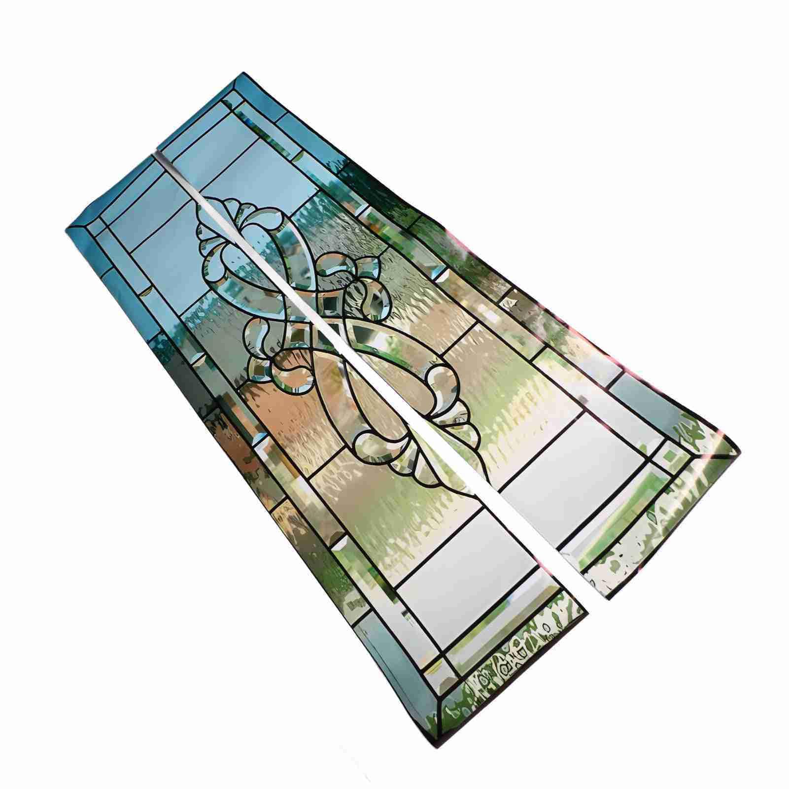 Autocollant de porte en verre de qualité supérieure Fockety, ensemble de décoration durable