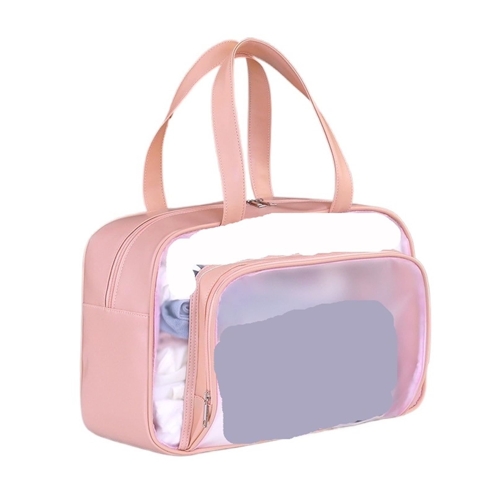 Sac de plage imperméable pour femme - Grande capacité - Séparation sèche et humide - Sac de rangement à une épaule (fromage, abricot, XL), Sans compartiment à chaussures 2