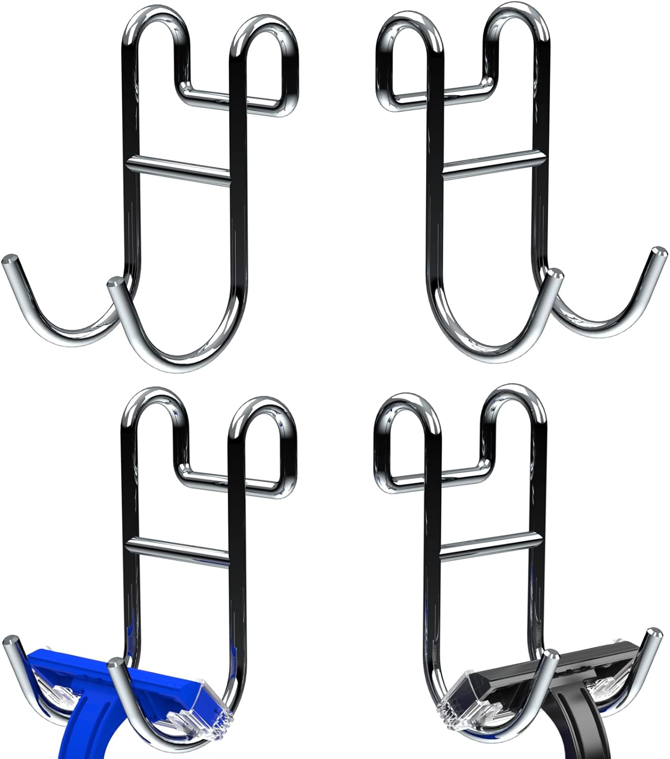 Jovware Shower Caddy Hooks, Razor Hooks for Shower, Razor