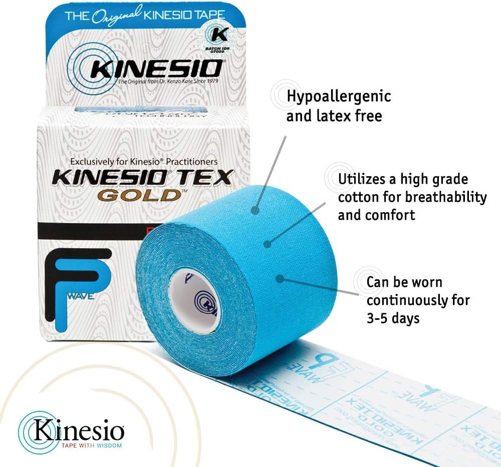 Kinesio Tex Gold FP (FingerPrint) Tape - Red - 2" x 16.4'