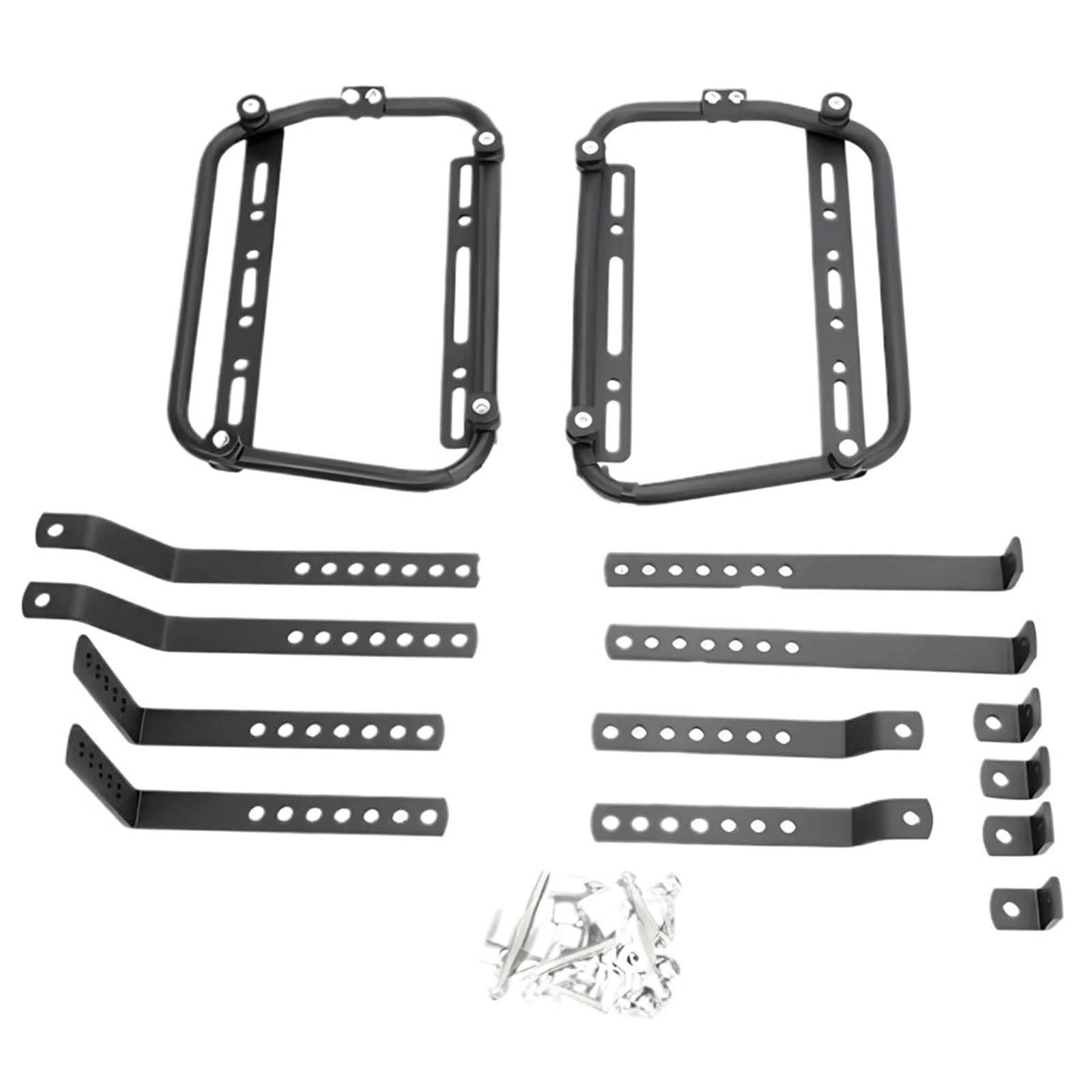 Soporte De Caja Lateral Motocicleta Desmontable Rápido, Portaequipajes Aleación Aluminio Universal para Suzuki Portaequipaje Moto