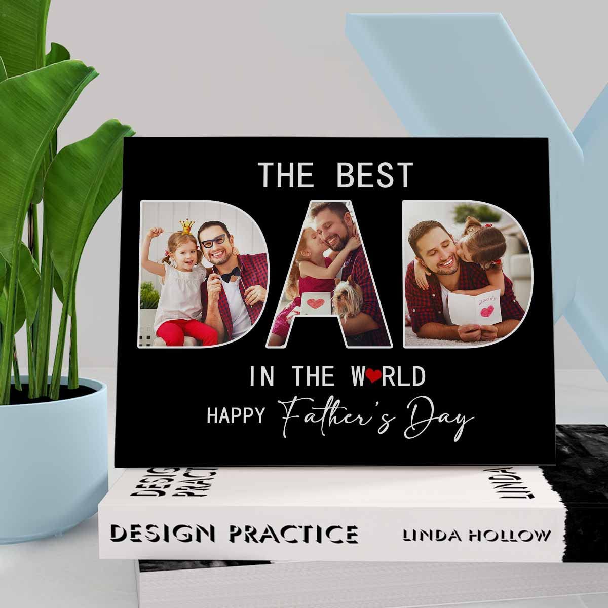 Fathers Day Photo Frame GIFT JAIPUR Best Father Personalized Table