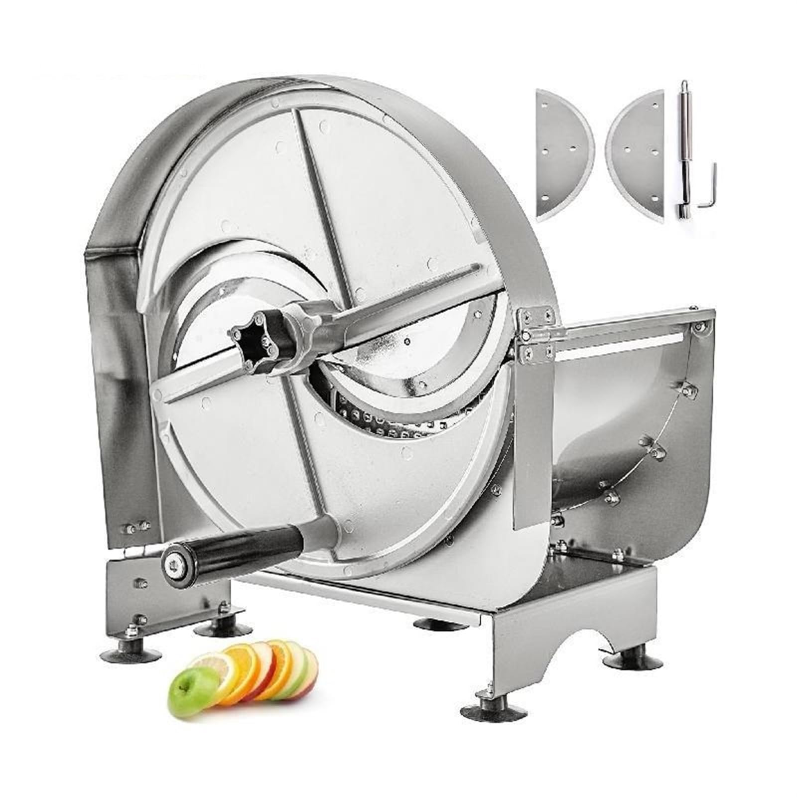Commercial Manual Fruit Slicer Household Aluminum 0.2-12mm Adjustable Multi-Function Vegetable Cutter Kitchen Slicing Tool