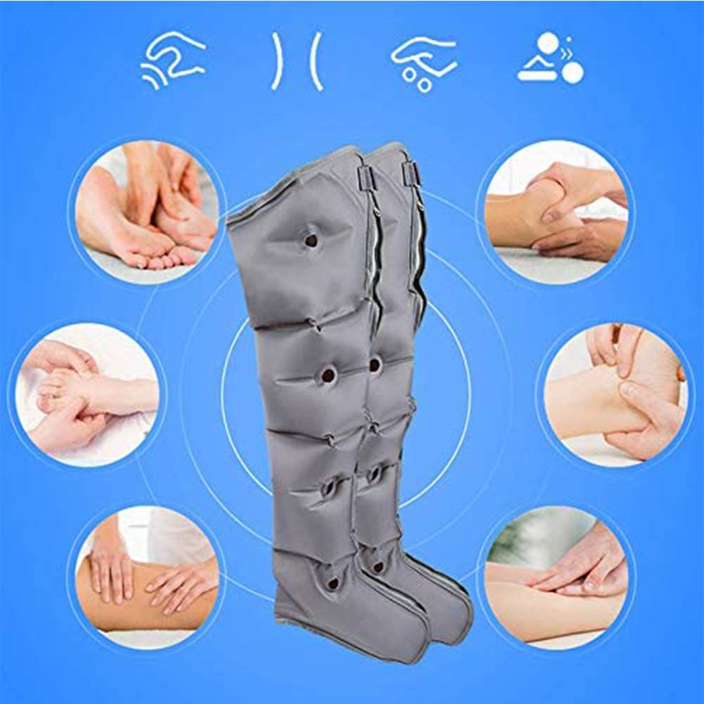 Macchina per massaggiatore a Compressione d'Aria per Vita, Gambe, Polpacci e Braccia Rilassa la circolazione sanguigna 3 modalità Funzione di temporizzazione Riabilitazione Fisioterapia