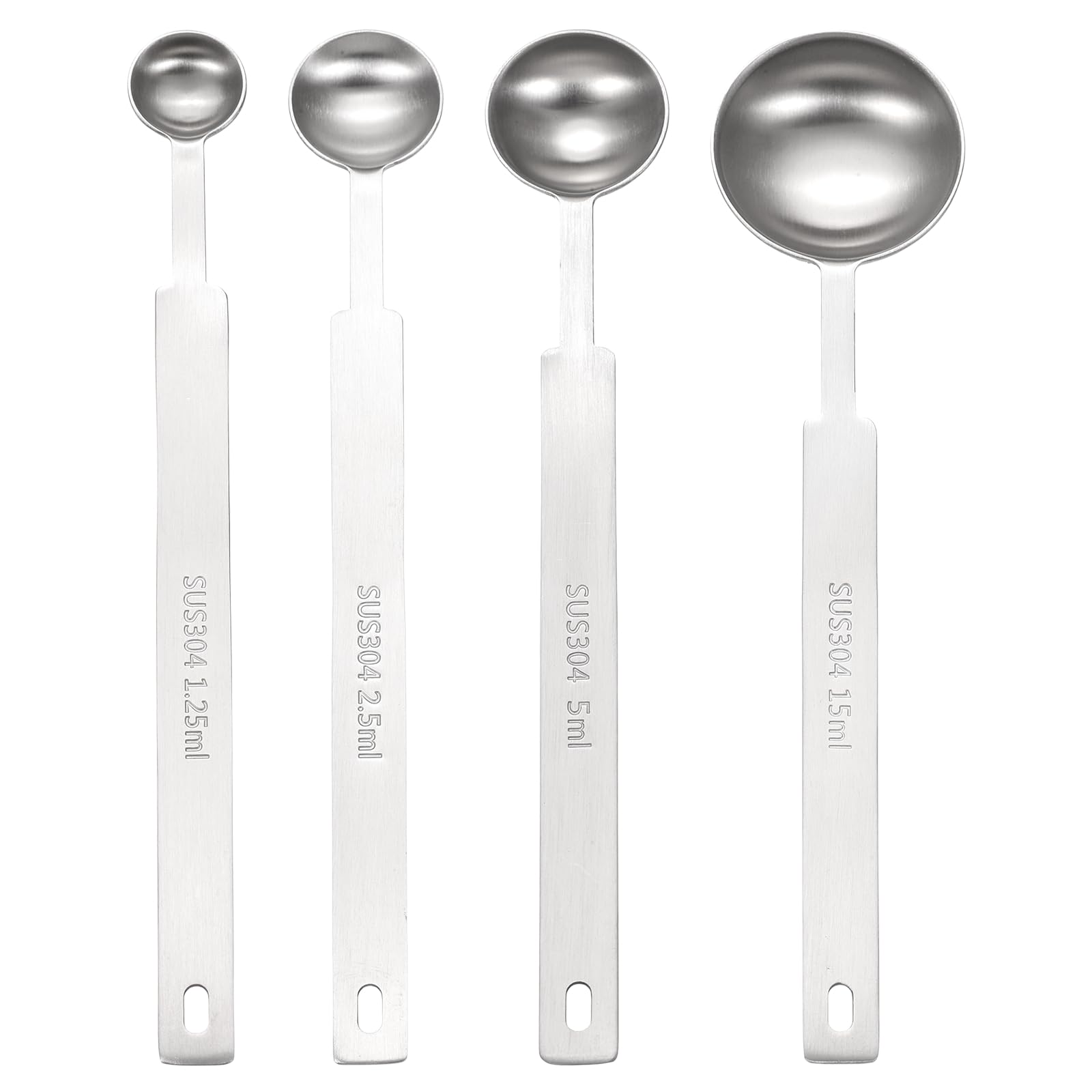 Cuillère à mesurer en acier inoxydable 304 robuste pour un usage durable