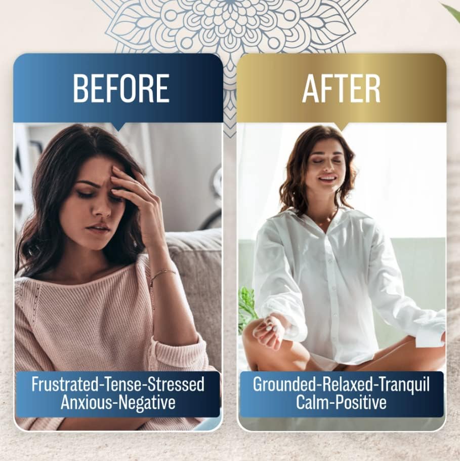 Image of Awestuffs Namas-te Stress Relief Cards for Meditation Relaxation | Natural Anxiety Relief Gift for Women and Men | Affirmation Self Care Love - Ages 15 and up (Namas-te Stress Relief Cards)