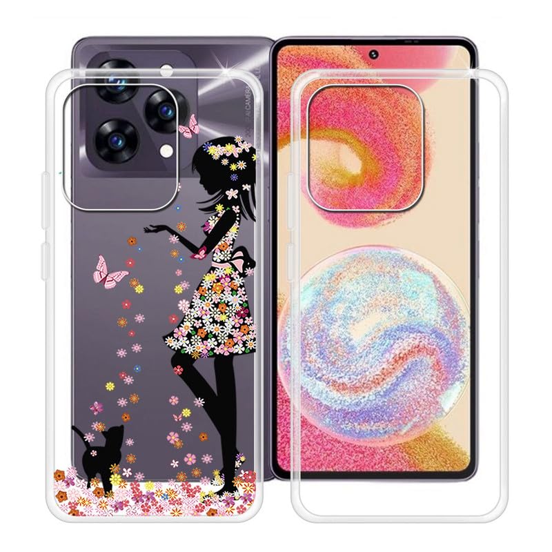 ZXLZKQ Cover per Umidigi A15 (6.70 ), Ultra Sottile Antiurto X Anti