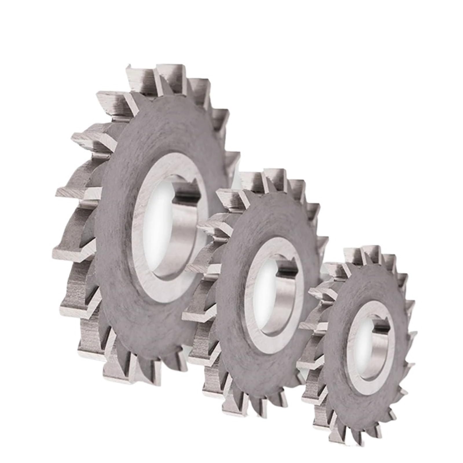 Fresa para engranajes involutos 1 Uds., 50mm, 63mm, 75mm, 80mm, 100mm, 125mm, 130mm, 150mm, fresa HSS de tres hojas rectas, espesor de 4mm-20mm(80mm,18mm)