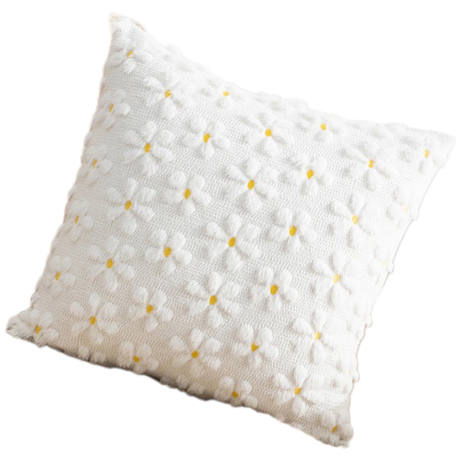 YROHGKPN 45x45cm Easters Pillow Covers Bunnys Flowers Printeds Pillow Case Party Decorations for Child Bedroom Decorations Throw Case