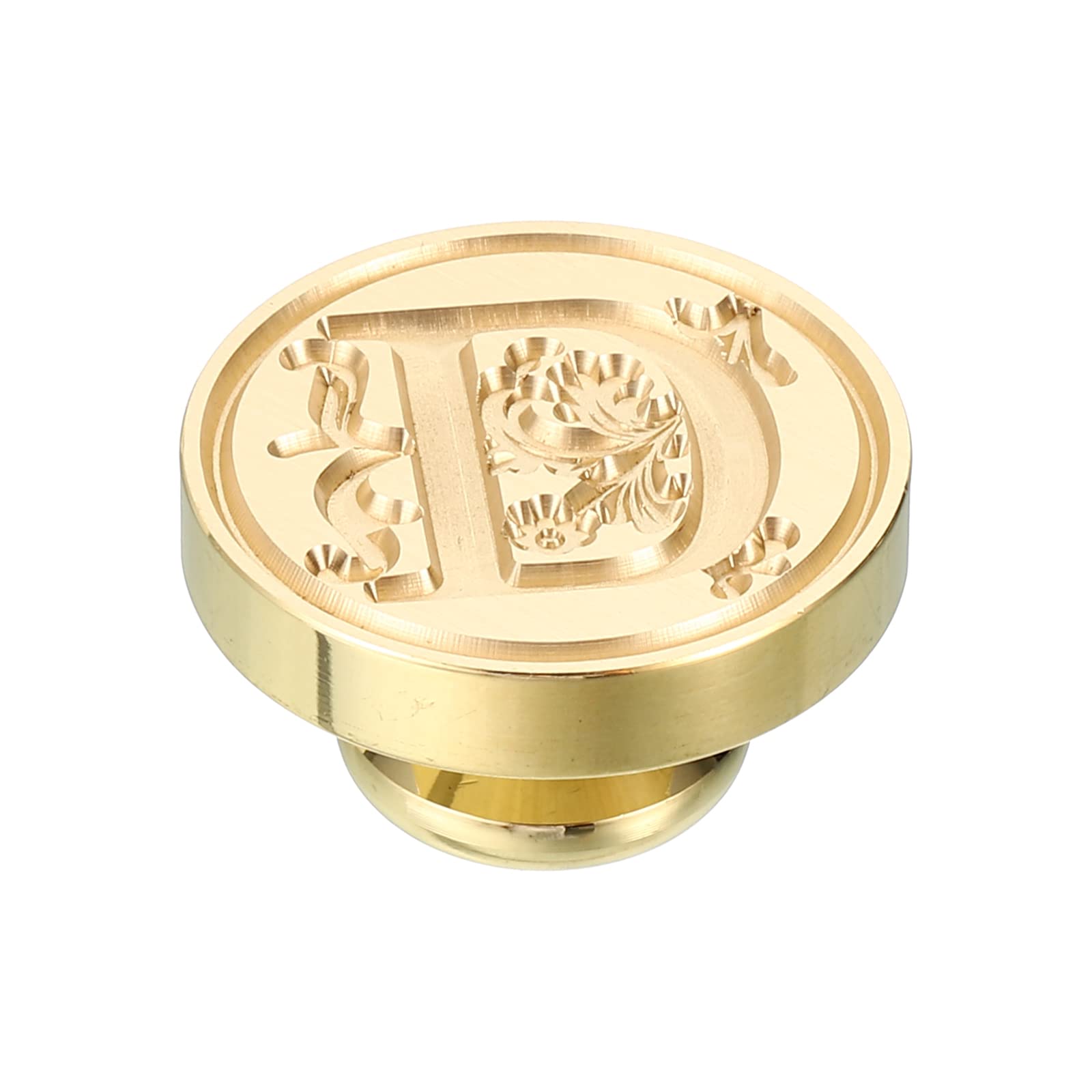 PATIKIL Alphabet D Wax Seal Stamp, Initial Letter Sealing Wax Stamp Classic Retro Brass Head for Envelope Invitation Cards - Image 3